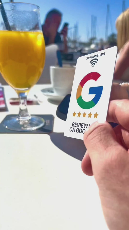 Google NFC Review Card – Easily Boost Your 5-Star Reviews